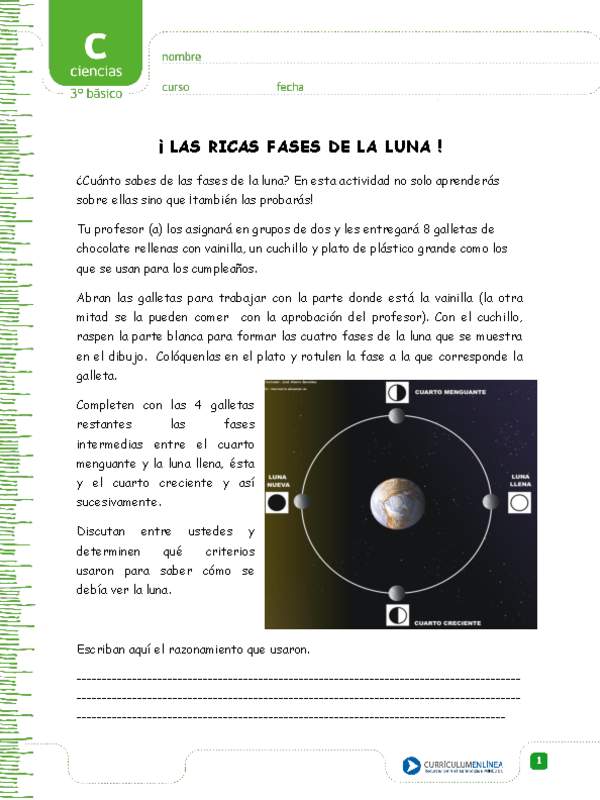 Las ricas fases de la luna