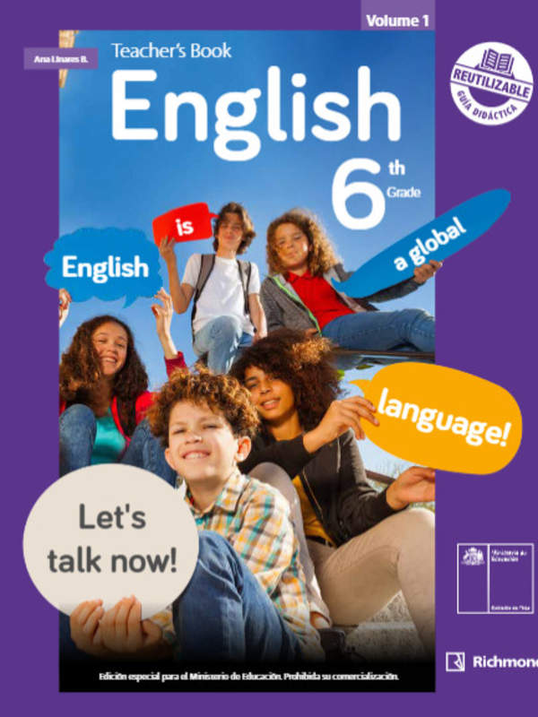 Inglés 6° básico, Richmond, Teacher's Book Volume 1