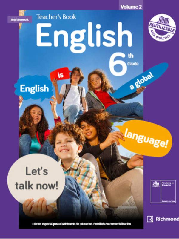 Inglés 6° básico, Richmond, Teacher's Book Volume 2