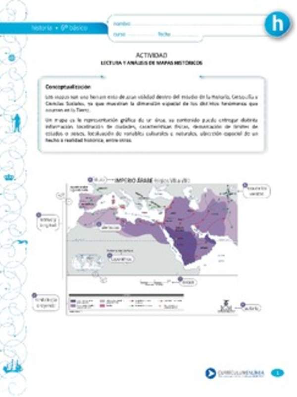 Lectura y análisis de mapa histórico