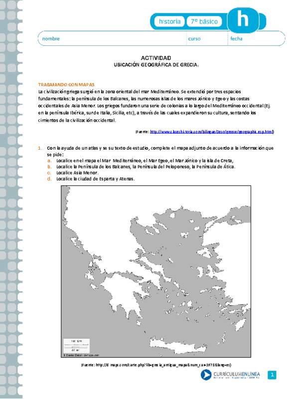 Ubicación geográfica de Grecia