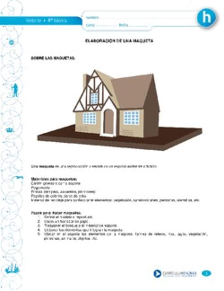 Elaboración de una maqueta