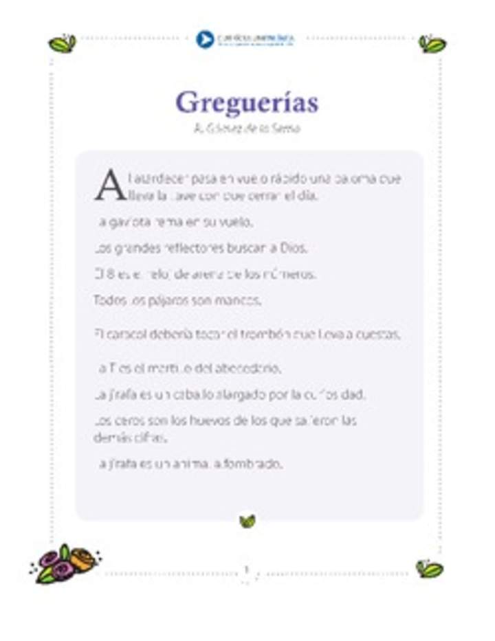 Greguerias