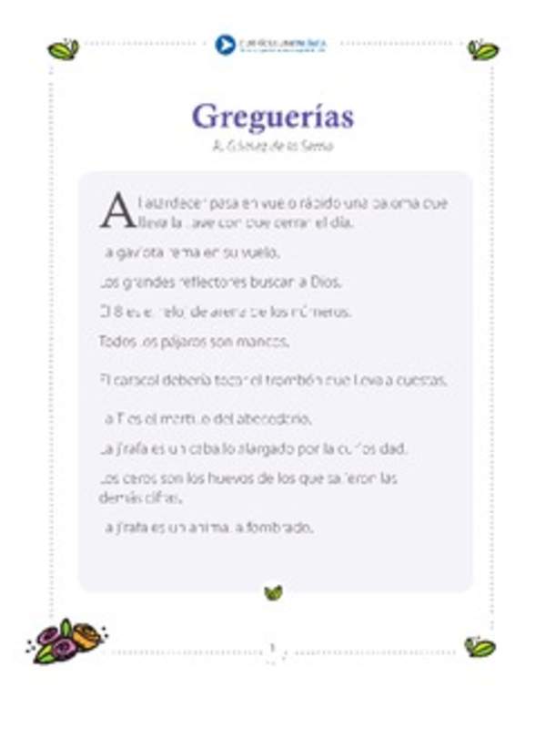 Greguerias