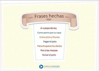 Frases hechas