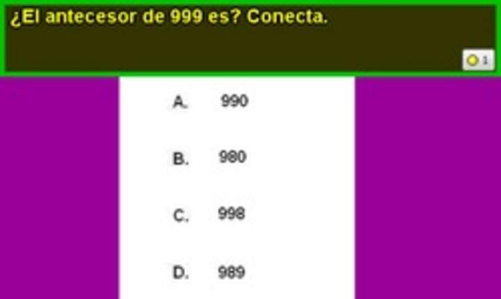 Encontrar el antecesor de un número (II)