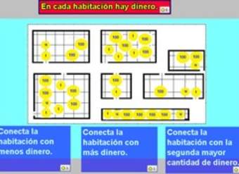 Componer y comparar números utilizando monedas