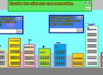 Cuenta ventanas edificio y escribe números simbólicamente (II)