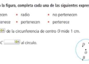 Puntos en la circunferencia y círculo (II)