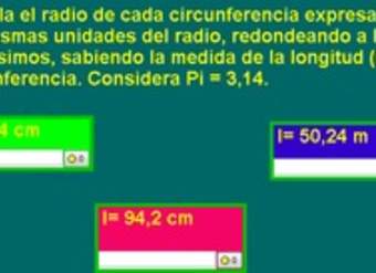 Cálculo de la longitud de una circunferencia (V)