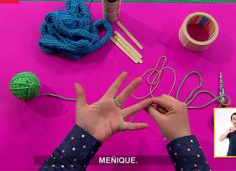 AprendoTV en vacaciones - Arte- Capítulo 6: Aprendamos a tejer a telar y con los dedos