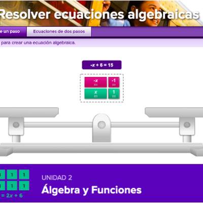 Resolver ecuaciones algebraicas