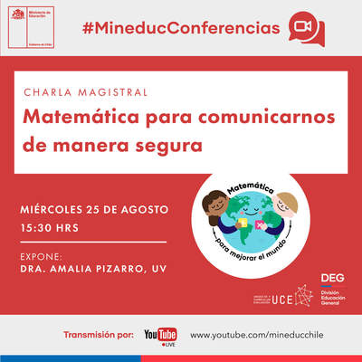 Conferencia: Matemática para comunicarnos de manera segura