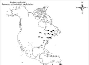 América colonial. Recursos económicos explotados