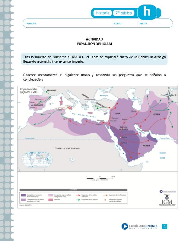 La expansión del Islam