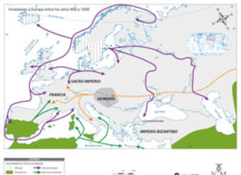 Invasiones a Europa entre los años 800 y 1000