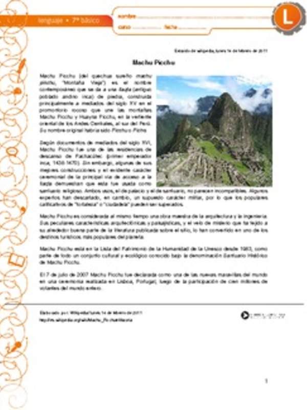 Machu Pichu