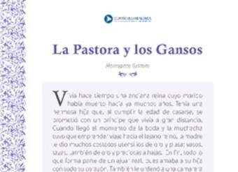 La pastora y los gansos