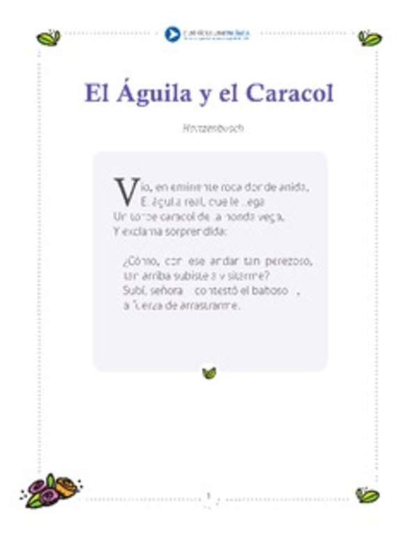 El águila y el caracol