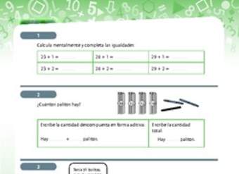 Actividades de adición y cáculo mental