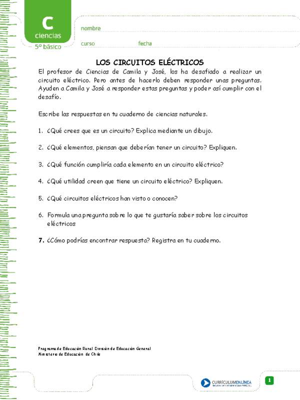 Los circuitos eléctricos