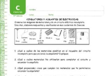 Aislantes y conductores de electricidad