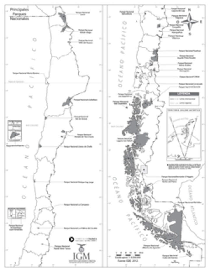 Mapa Parques Nacionales