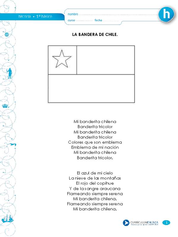 La bandera de Chile
