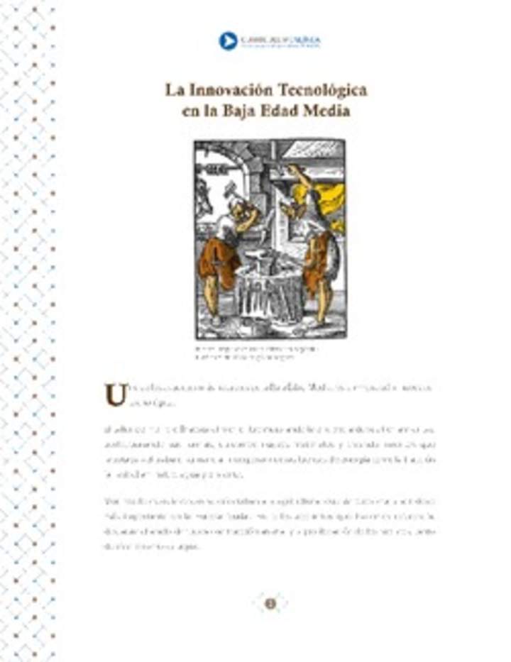 La innovación tecnológica en la Baja Edad Media