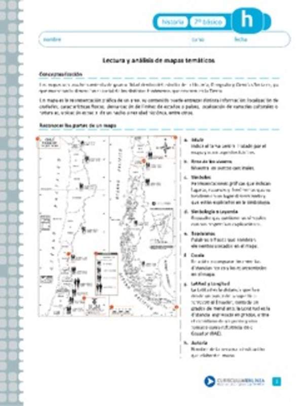 Lectura y análisis de mapas temáticos