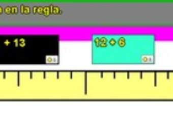 Adición de números hasta 20 en la recta numérica