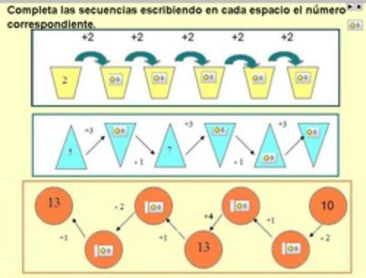 Completar secuencias numéricas (I)