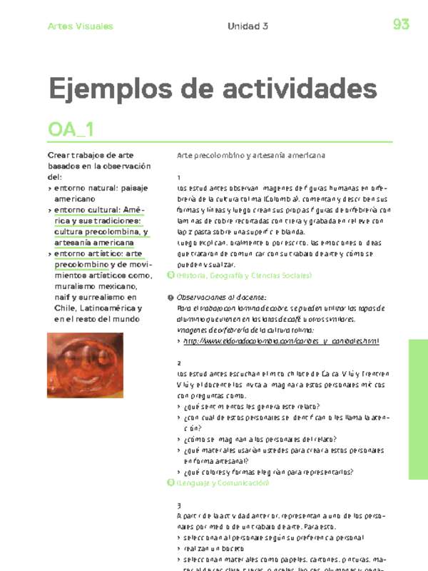 Actividades sugeridas Unidad 3