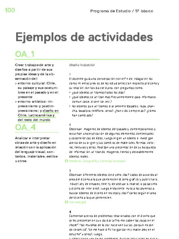 Actividades sugeridas Unidad 3