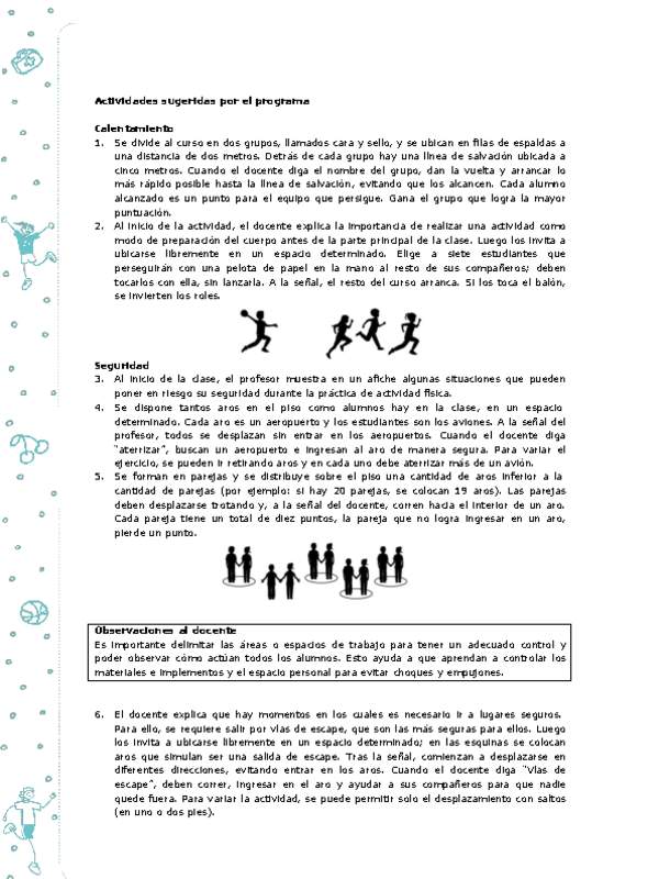 Actividades sugeridas Unidad 3
