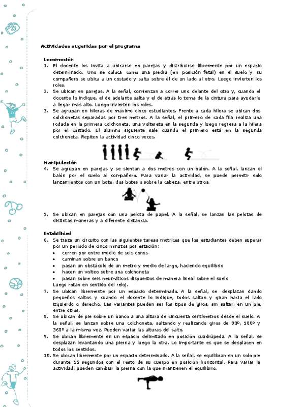 Actividades sugeridas Unidad 3