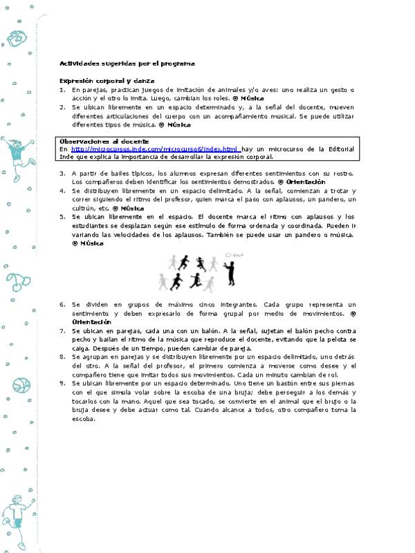 Actividades sugeridas Unidad 3