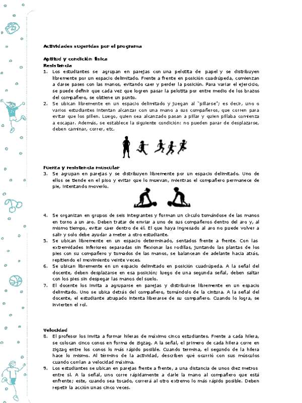 Actividades sugeridas Unidad 3