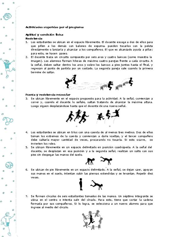 Actividades sugeridas Unidad 4