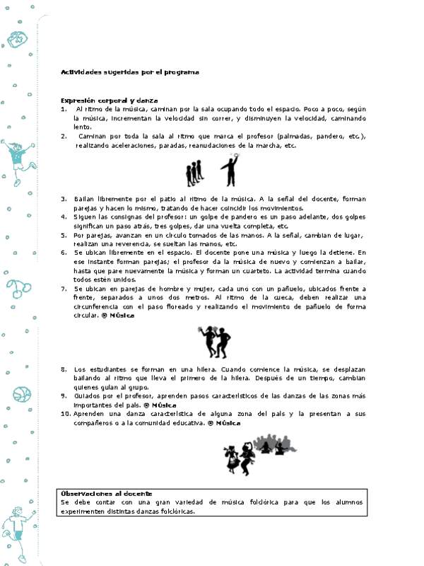 Actividades sugeridas Unidad 3