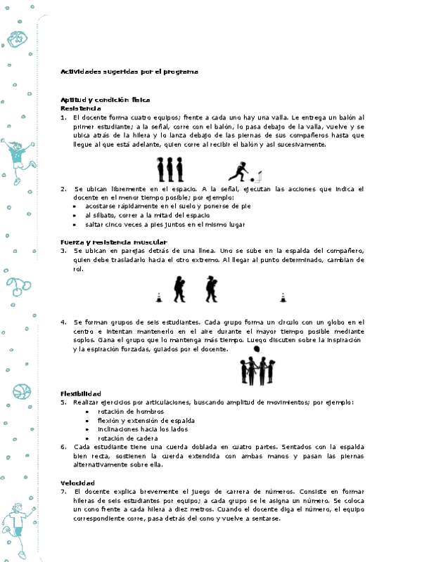 Actividades sugeridas Unidad 3