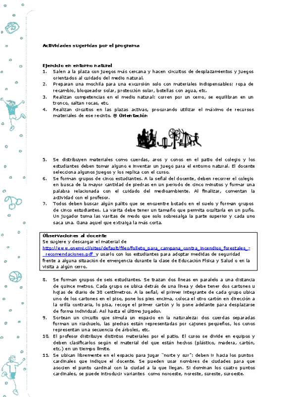 Actividades sugeridas Unidad 4