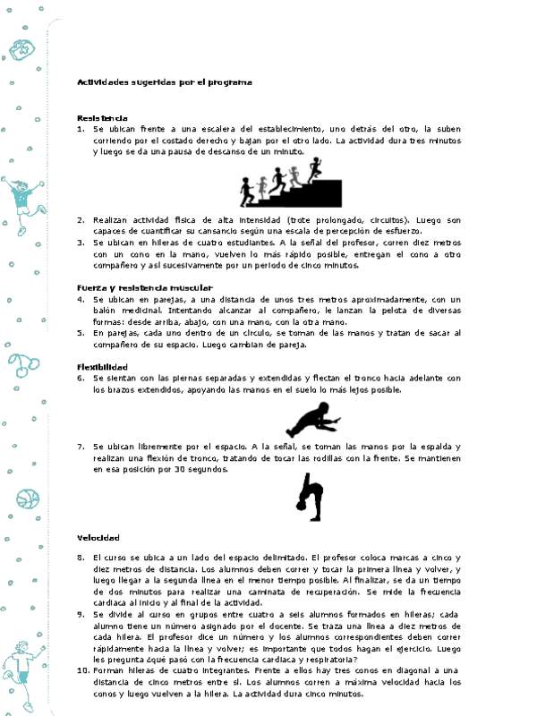 Actividades sugeridas Unidad 4