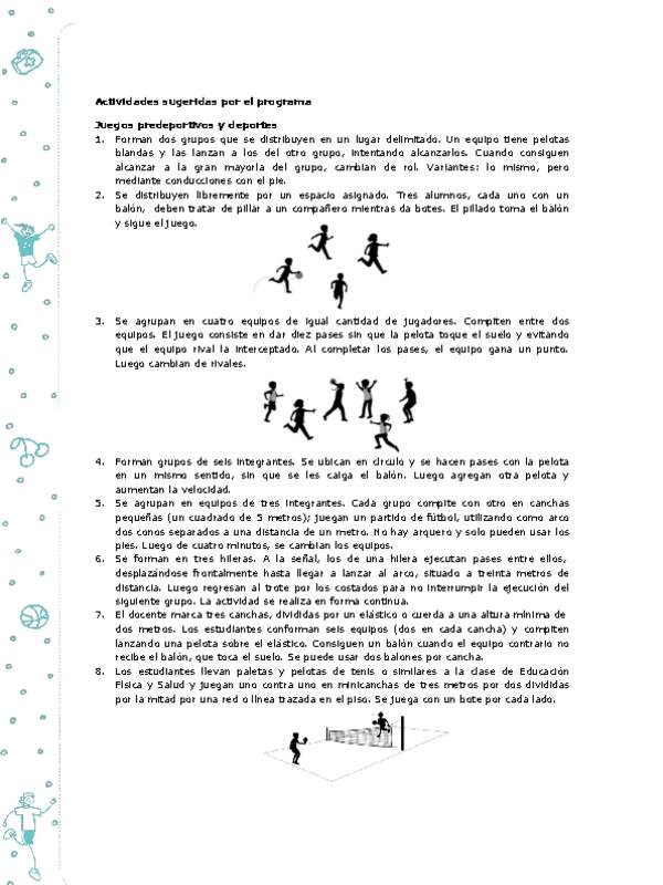Actividades sugeridas Unidad 3