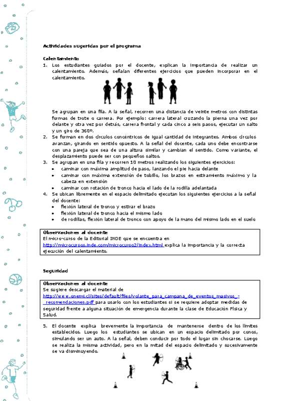 Actividades sugeridas Unidad 3