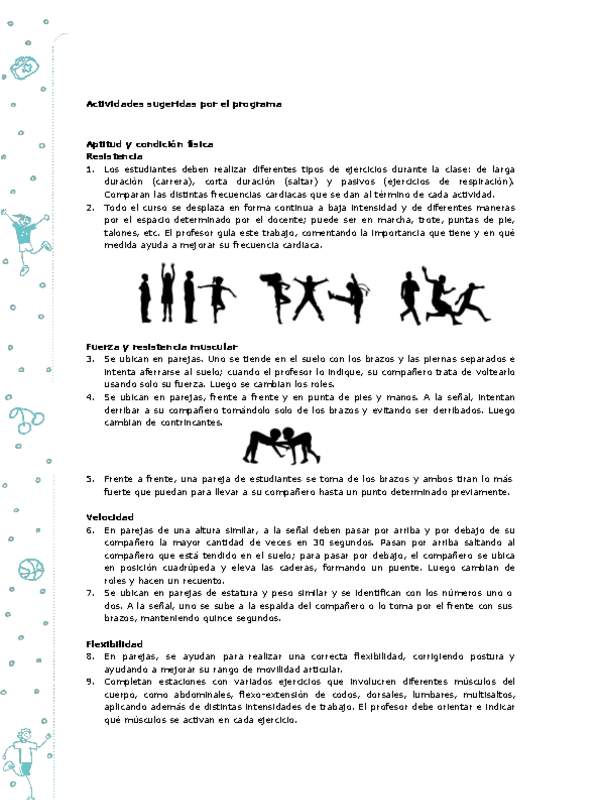 Actividades sugeridas Unidad 3