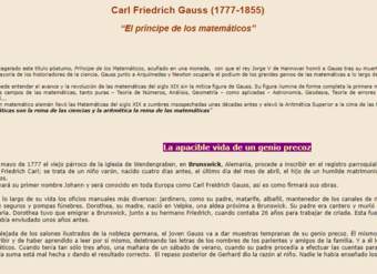 platea: Carl Friedrich Gauss
