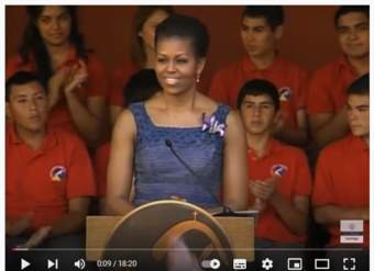 Youtube: Michelle Obama en Chile