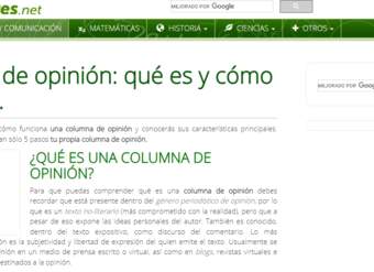 Escolares.net: La columna de opinión: qué es y cómo escribir una