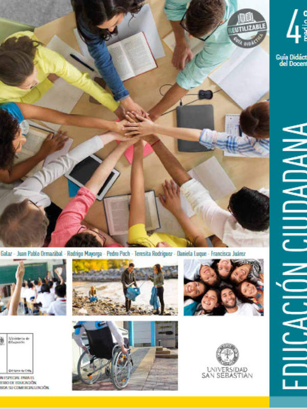 Educación Ciudadana 4° medio, U. San Sebastián, Guía didáctica del docente